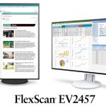 EIZO、DisplayPortのデイジーチェーンに対応した24.1型モニター「FlexScan EV2457」を発売