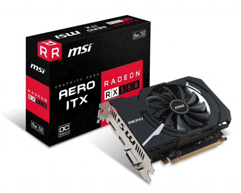 Radeon RX 550 AERO ITX 4G OC