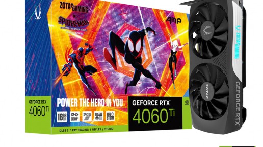 「ZOTAC GAMING GEFORCE RTX 4060 Ti 16GB AMP SPIDER-MAN Across the Spider-Verse Bundle