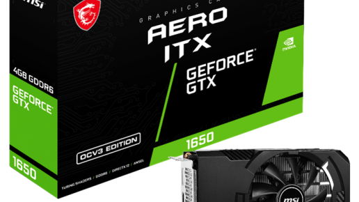 GeForce GTX 1650 D6 AERO ITX OCV3