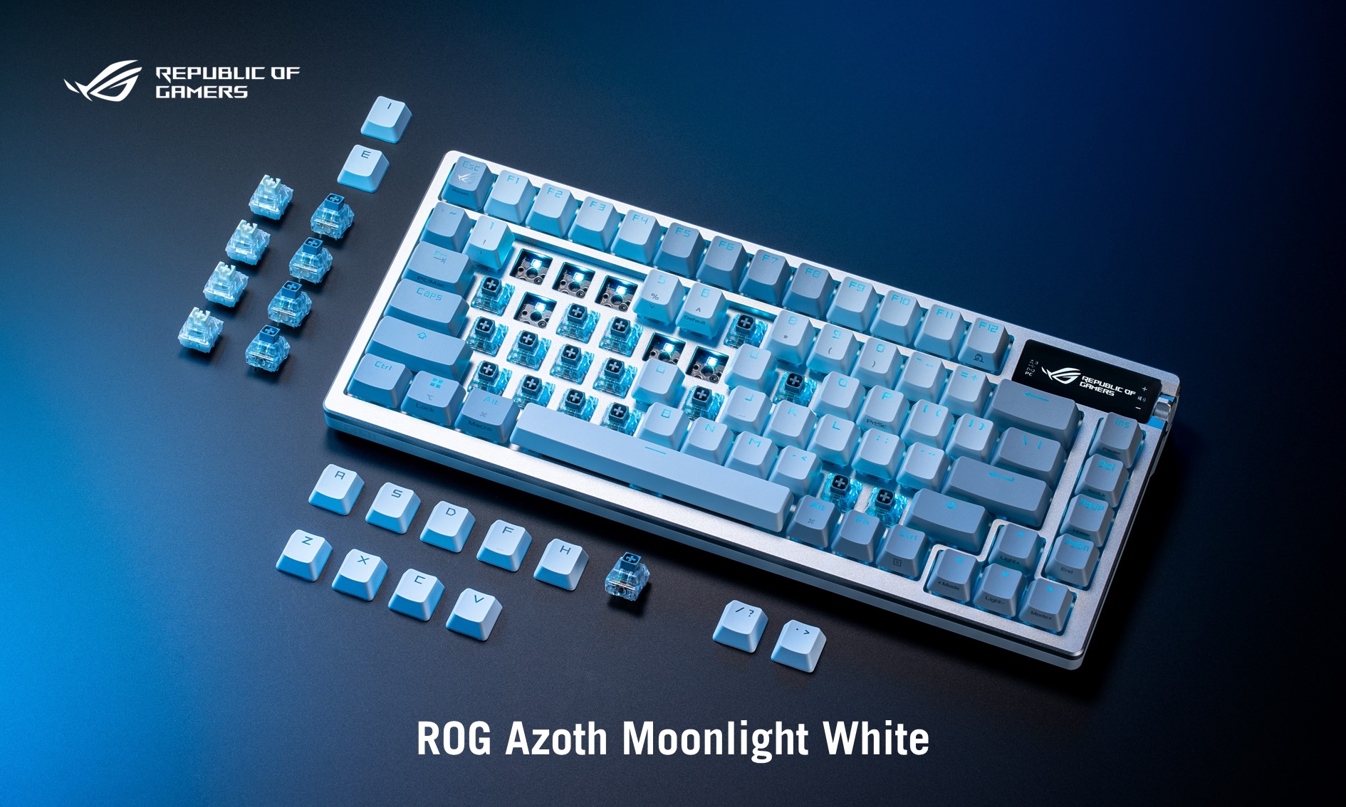 Asus Japan Rog Azoth Moonlight White Pc