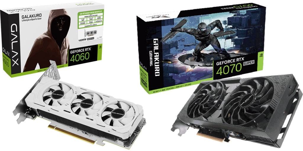 玄人志向、NVIDIA GeForce RTX 4060、NVIDIA GeForce RTX 4070 Super 