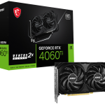 NVIDIA GeForce RTX 4060 Tiを搭載したグラフィックボード「GeForce RTX 4060 Ti 8G VENTUS 2X BLACK E1 OC」が発売