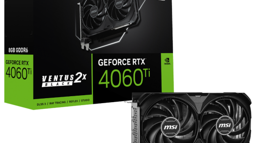 GeForce RTX 4060 Ti 8G VENTUS 2X BLACK E1 OC