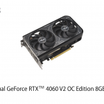 ASUS JAPAN、NVIDIA GeForce RTX 4060 搭載のグラフィックボード「DUAL-RTX4060-O8G-V2」を発売