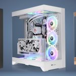 3面強化ガラスパネルを搭載するThermaltake社製のミドルタワー型PCケース「CTE E550 TG」が発売