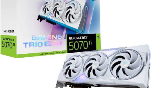 GeForce RTX 5070 Ti 16G GAMING TRIO OC WHITE