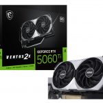 MSI、GeForce RTX 5060 Ti搭載のグラフィックボード「GeForce RTX 5060 Ti 8G VENTUS 2X OC CLASSIC」を発売