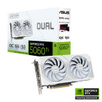 ASUS、NVIDIA GeForce RTX 5060 Tiを搭載したグラフィックボード「DUAL-RTX5060Ti-O8G-WHITE」を発売