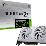 MSI、GeForce RTX 5060 Ti搭載グラフィックボード「GeForce RTX 5060 Ti 8G VENTUS 2X OC WHITE PLUS」を発売